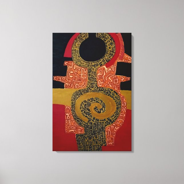 Utskrift på sträckt canvas (Framsida)