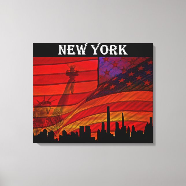 Utskrift på sträckt canvas (Framsida)