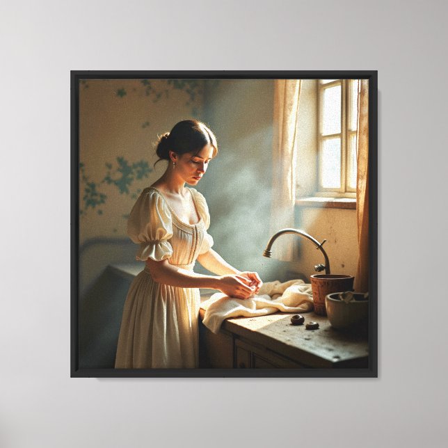 Utskrift på sträckt canvas (Framsida)