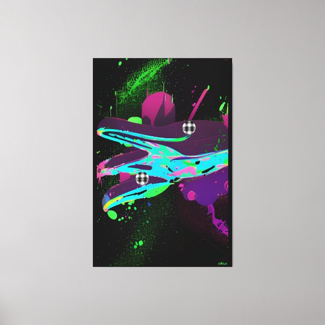 Utskrift på sträckt canvas (Framsida)