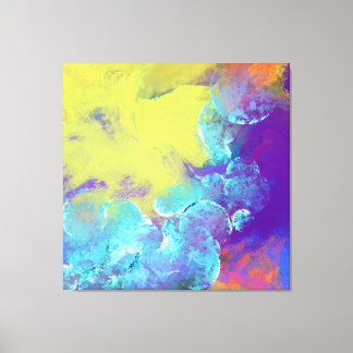 Utskrift på sträckt canvas