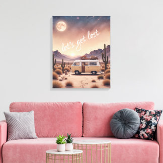 Utskrift på sträckt canvas