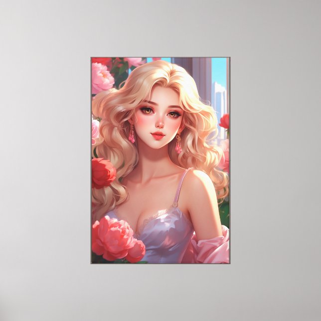 Utskrift på sträckt canvas (Framsida)