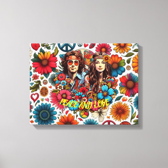Utskrift på sträckt canvas (Framsida)