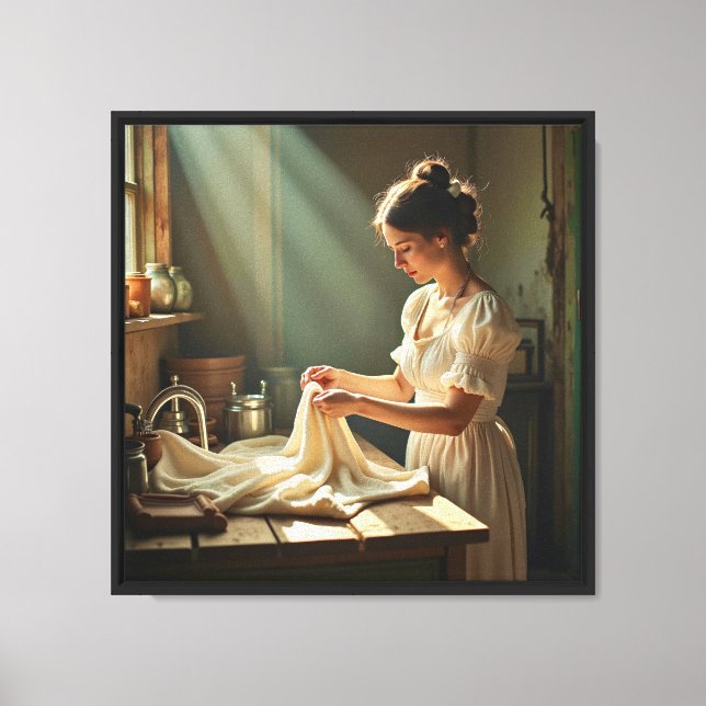 Utskrift på sträckt canvas (Framsida)