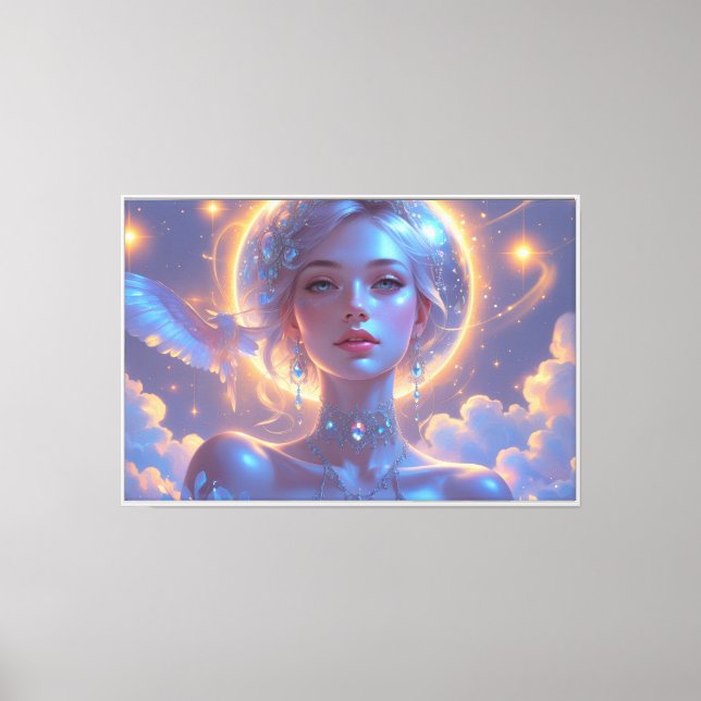 Utskrift på sträckt canvas (Framsida)