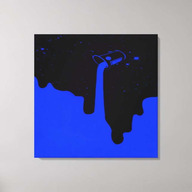 Utskrift på sträckt canvas för Pour Up (Framsida)