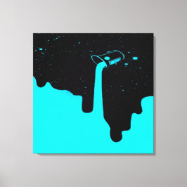 Utskrift på sträckt canvas för Pour Up