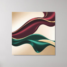 Utskrift på sträckt canvas i stilfull grafik