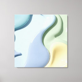 Utskrift på sträckt canvas i stilfull grafisk desi