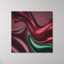 Utskrift på sträckt canvas i stilren grafik