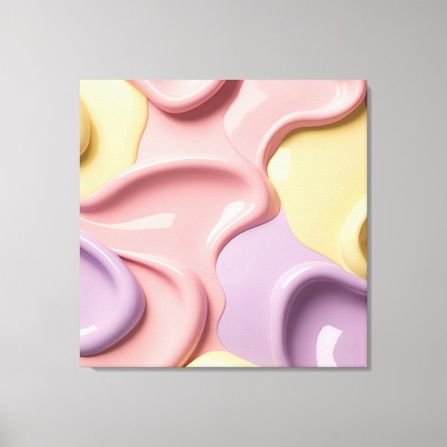 Utskrift på sträckt canvas i stilren grafik (Framsida)