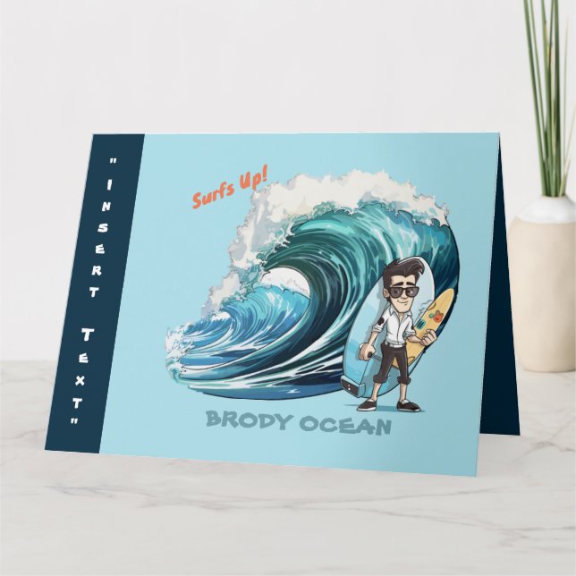 Utskrift på sträckt canvas kort (Framsida)