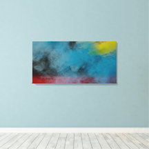Utskrift på sträckt canvas Rymd rök