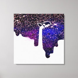 Utskrift på sträckt canvasduk för Pour Up