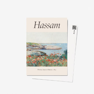 Utskrift Poster av Childe Hassam Poppies Art Exhib Vykort