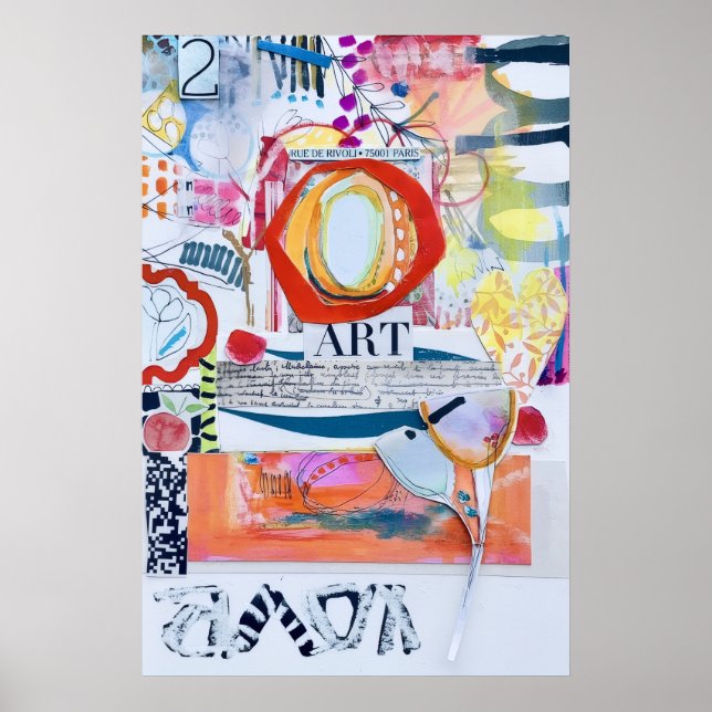 Utskrift, värdeaffischpapper (halvblank) poster (Framsidan)