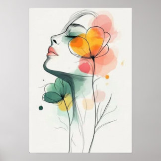 Utskrift, Värdeaffischpapper (halvblank) Poster