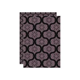 Utskriftbart pappersark med Dusky Rose-frukter i r Inbjudningar