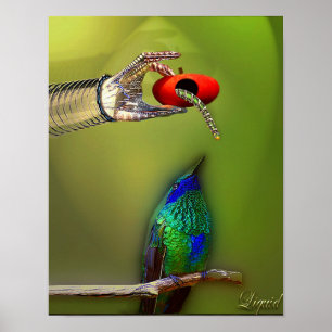 Utskriften av Tidigt-fåglar Poster