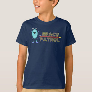 Utskriftsbild för Alien Rymden raket T-shirt
