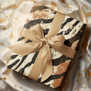 Utskriftsdesign för Boho Chic Tiger Presentpapper