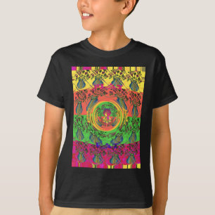 Utskriftsdesign för Cute Nice och Loely Blommigt M Tee Shirt