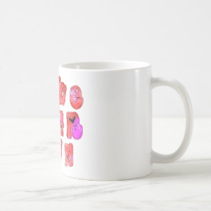 Utskriftsdesign för dina egna hjärtan kaffemugg