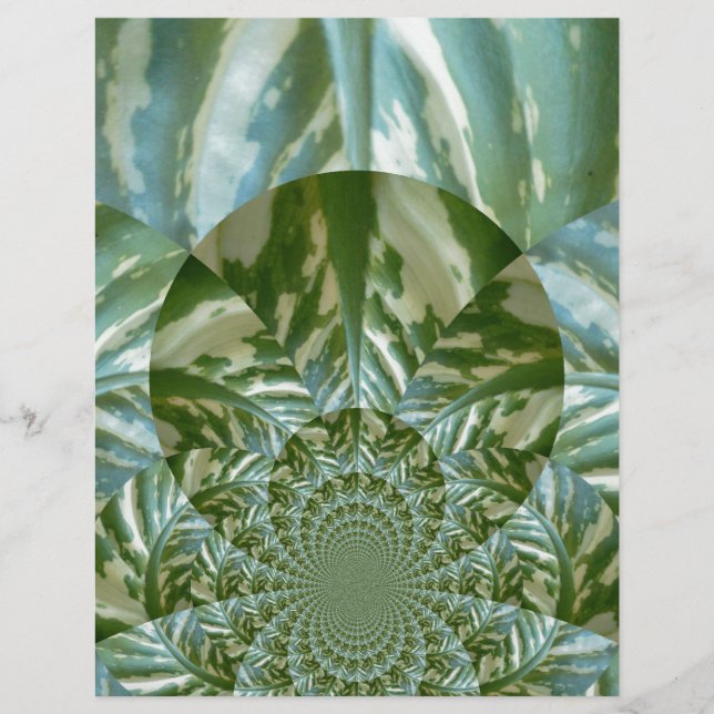 Utskriftsdesign för Eco Grönt Camo Kaleidoscope Ar (Framsida)