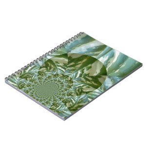 Utskriftsdesign för Eco Grönt Camo Kaleidoscope Ar Anteckningsbok