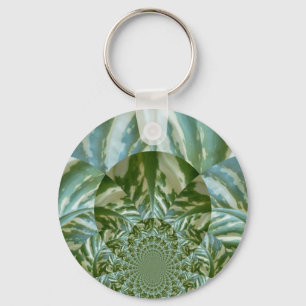 Utskriftsdesign för Eco Grönt Camo Kaleidoscope Ar Nyckelring
