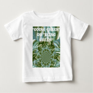Utskriftsdesign för Eco Grönt Camo Kaleidoscope Ar T-shirt