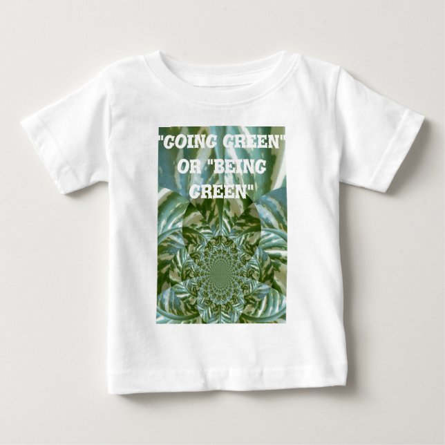 Utskriftsdesign för Eco Grönt Camo Kaleidoscope Ar T-shirt (Framsida)