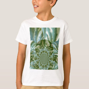 Utskriftsdesign för Eco Grönt Camo Kaleidoscope Ar Tee Shirt