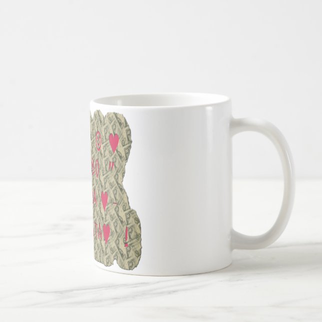 Utskriftsdesign för Hakuna Matata Talk Money Art Kaffemugg (Höger)