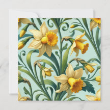 Utskriftsdesign för Mafodils Vår