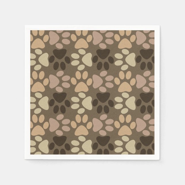 Utskriftsdesign för Paw Pappersservett (Framsidan)