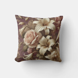 Utskriftsdesign för stor Blommigt Mönster 11 Kudde