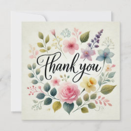 Utskriftsdesign för tackens vattenfärg inbjudningar