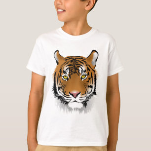 Utskriftsdesign för Tiger Head Tee