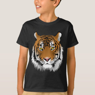 Utskriftsdesign för Tiger Head Tee