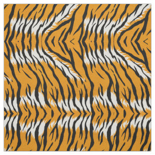 Utskriftsdesign för Tiger Skin Animal Print Mönste Tyg