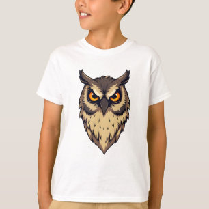 Utskriftsdesign för uggla t shirt