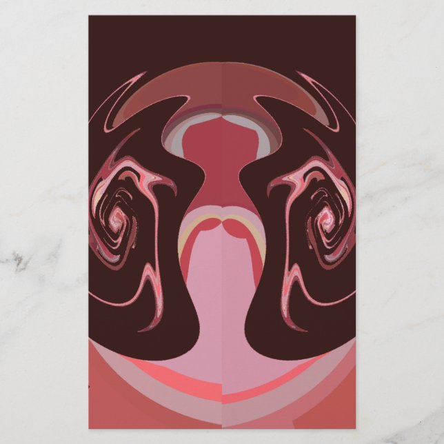 Utskriftsdesign för vacker afrikansk maronmotif (Framsida)