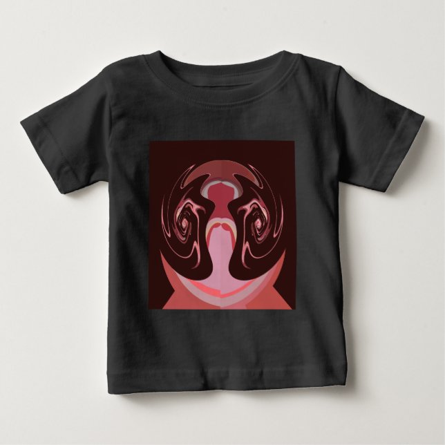 Utskriftsdesign för vacker afrikansk maronmotif tee (Framsida)
