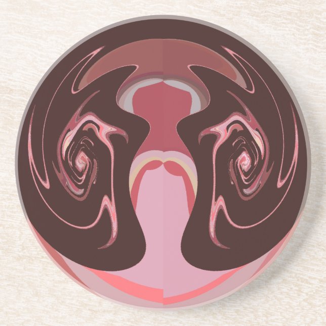 Utskriftsdesign för vacker afrikansk maronmotif underlägg (Framsidan)