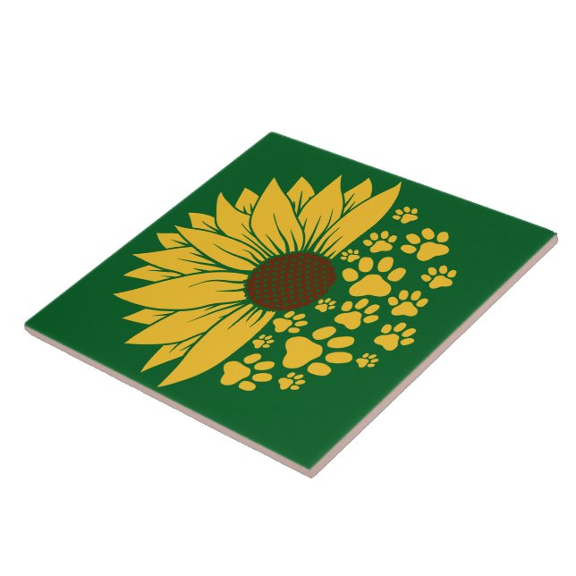 Utskriftsdesign i slimmad Gult i nyanser Kakelplatta (Sidan)