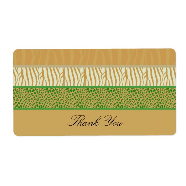 Utskriftsetikett för Animaliskt Päls Fraktsedel (Framsidan)