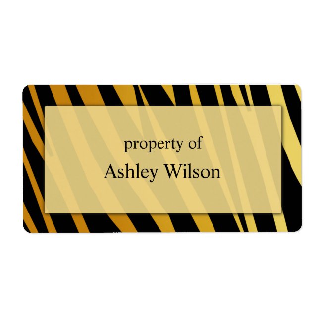 Utskriftsetiketter för tigerskrivare fraktsedel (Framsidan)