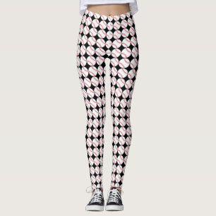 Utskriftsformat för allt-över-utskrift i basket leggings